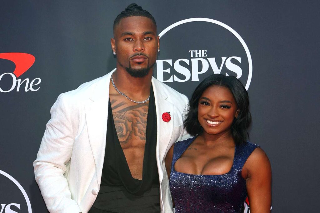 Jonathan Owens & Simone Biles
