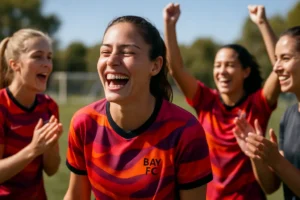 Bay FC talents training during a women's soccer session